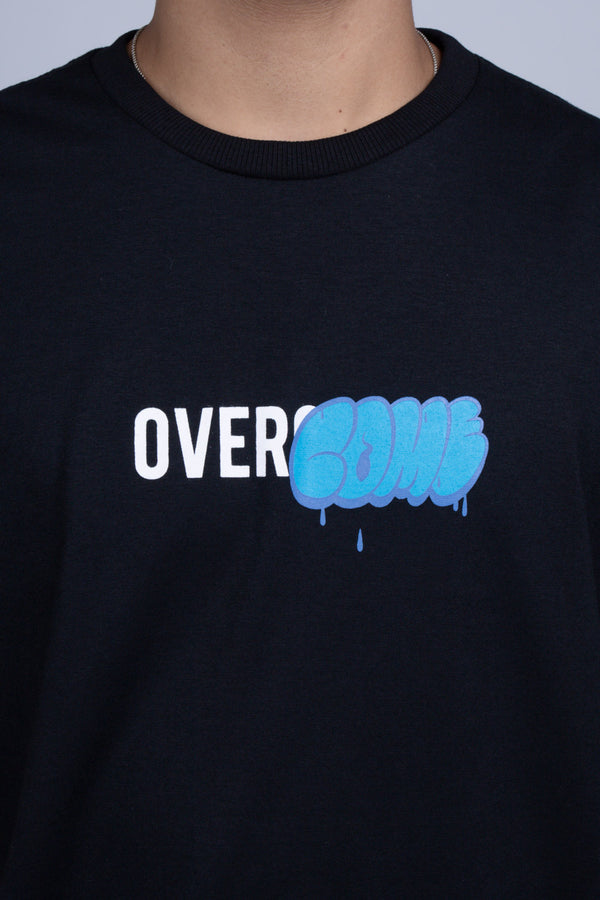 Camiseta Overcome "LogoBox Grafitti" Preta