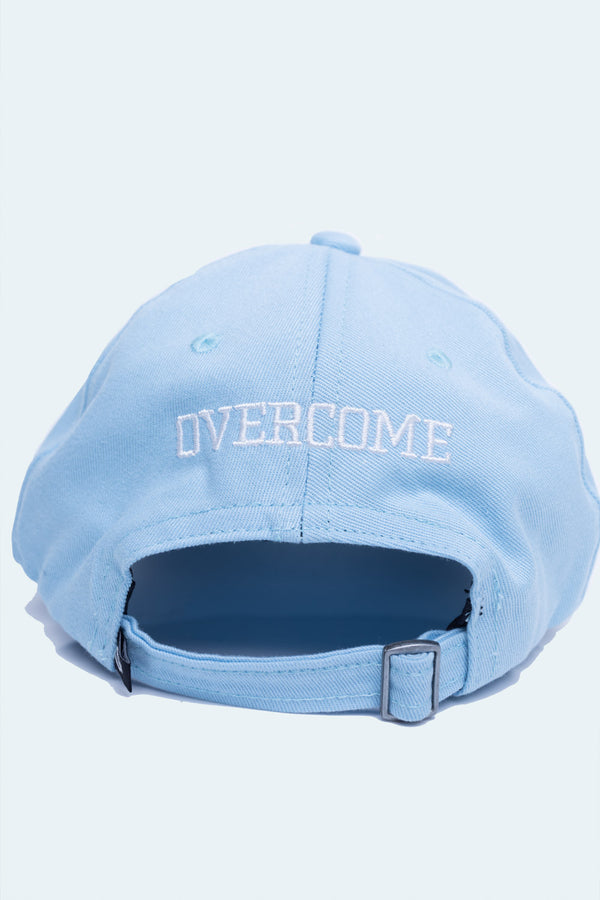 Boné Dad Hat Overcome "Logo" Azul Claro/Branco