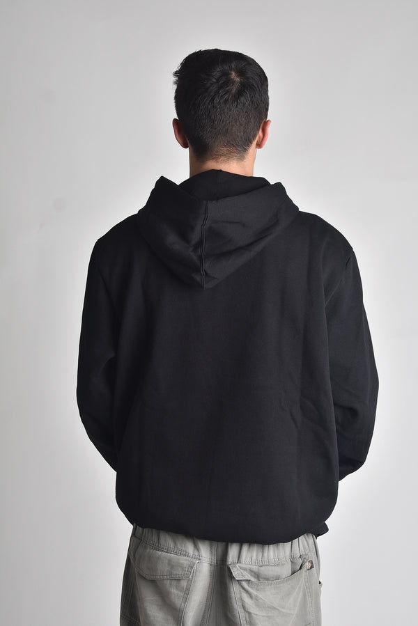 Moletom Overcome Canguru Metallic Preto