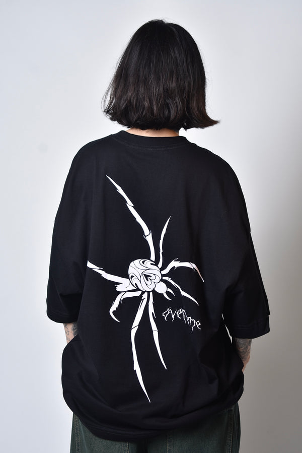 Camiseta Overcome Oversized Spider Preta
