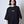 Carregar imagem no visualizador da galeria, Camiseta Overcome Oversized Flower Draw Preta