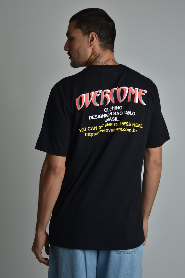 Camiseta Overcome Webclothing Preta