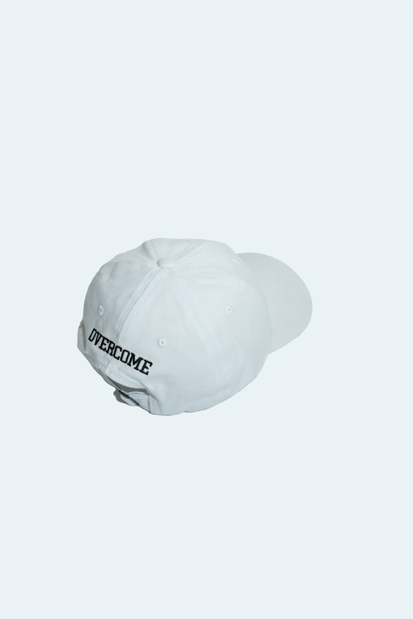 Boné Dad Hat Overcome "Logo" Branco/Preto