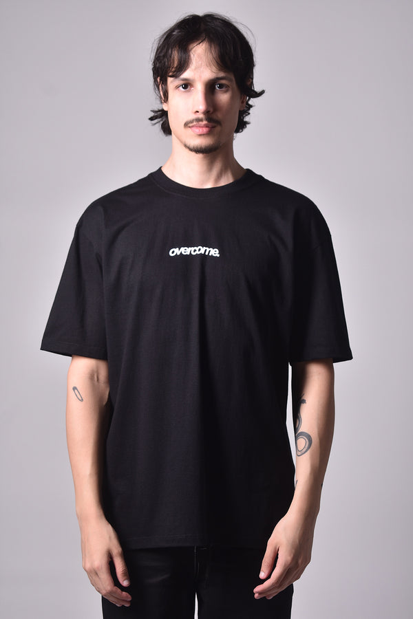 Camiseta Overcome Oversized True Basics Preta