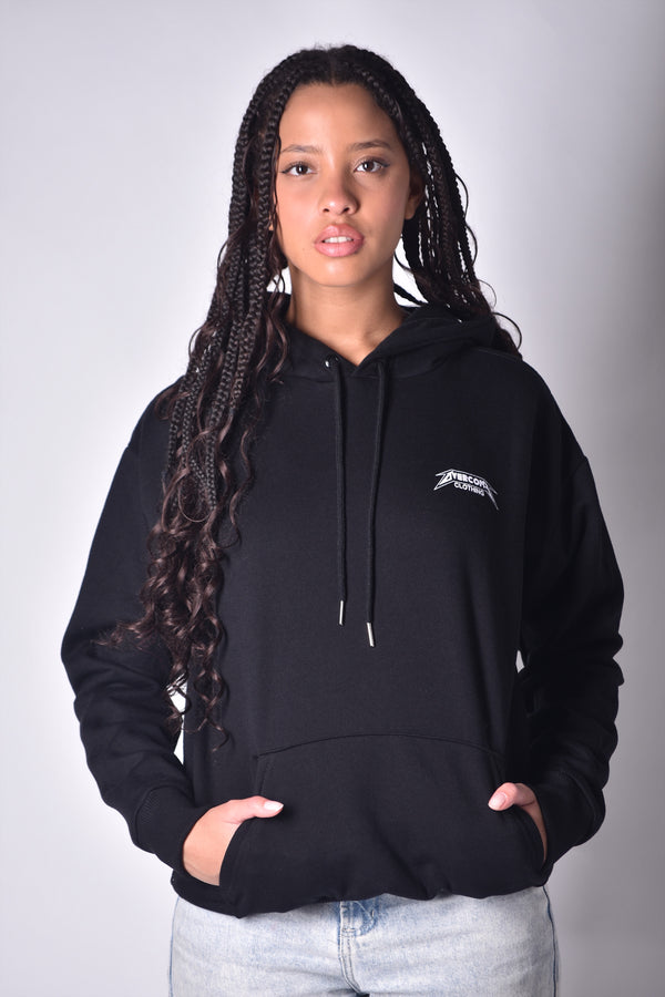 Moletom Overcome Canguru Metallic Preto