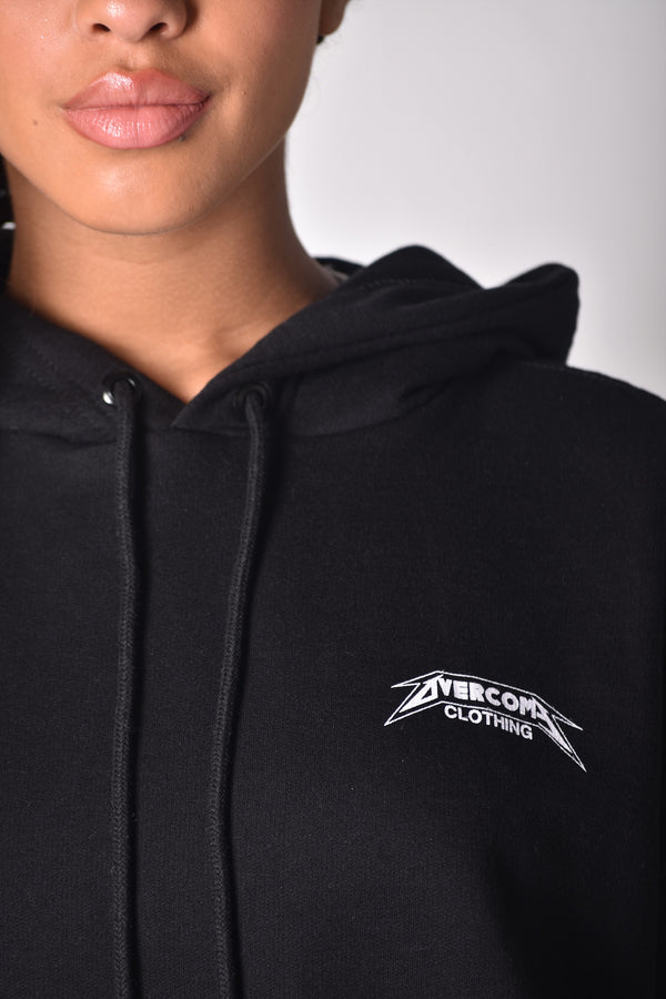 Moletom Overcome Canguru Metallic Preto