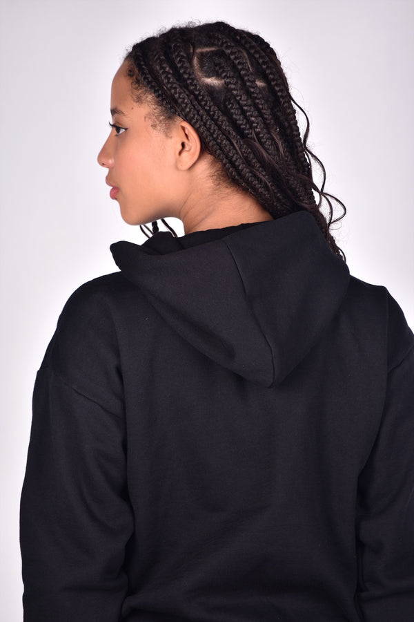 Moletom Overcome Canguru Metallic Preto