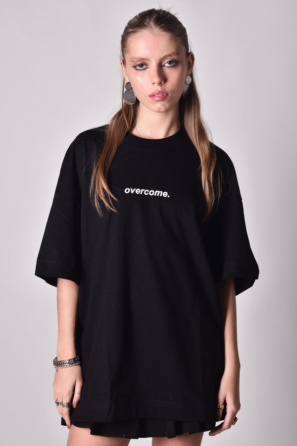 Camiseta Overcome Oversized New Basic Preta