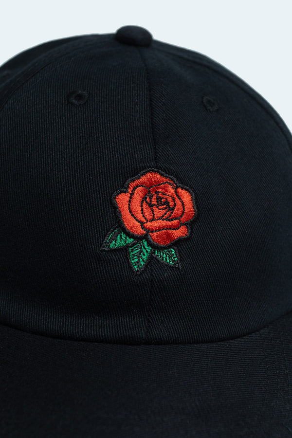 Boné Dad Hat Overcome "Rosas" Preto