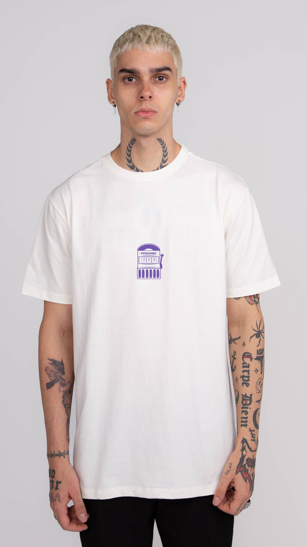 Camiseta Overcome Slot Machine Off White