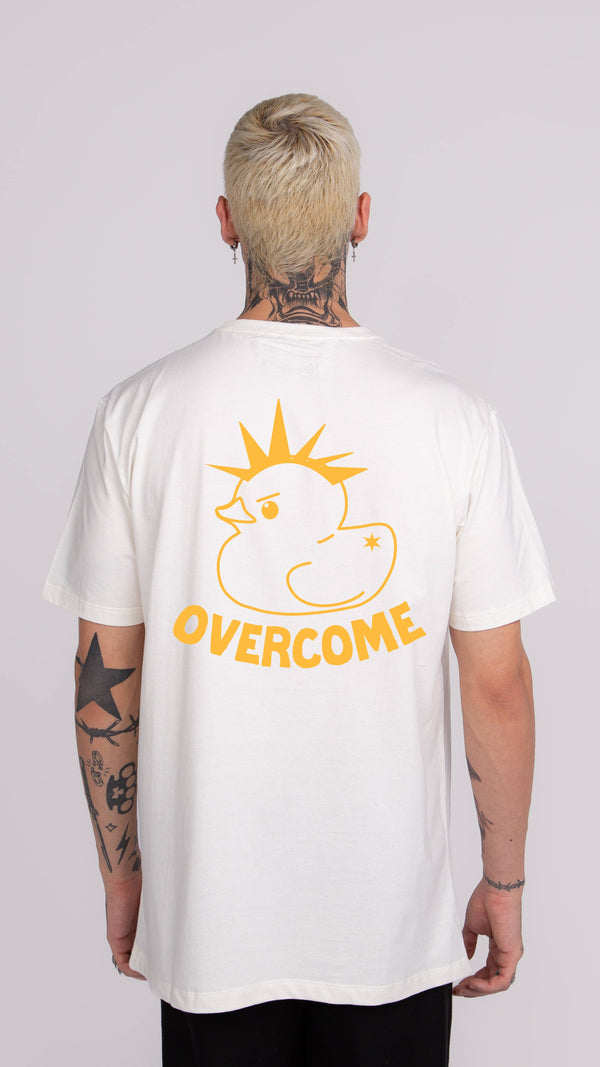 Camiseta Overcome Punk Duck Off White