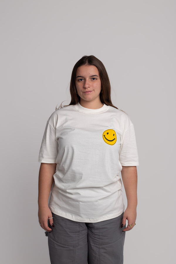 Camiseta Overcome New Smile Off White