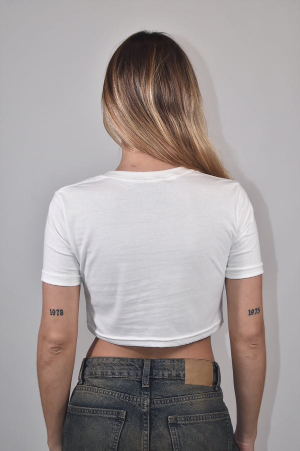 Cropped Overcome Angel Girls Off White