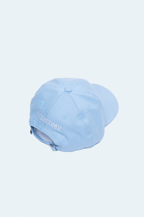 Boné Dad Hat Overcome "Logo" Azul Claro/Branco