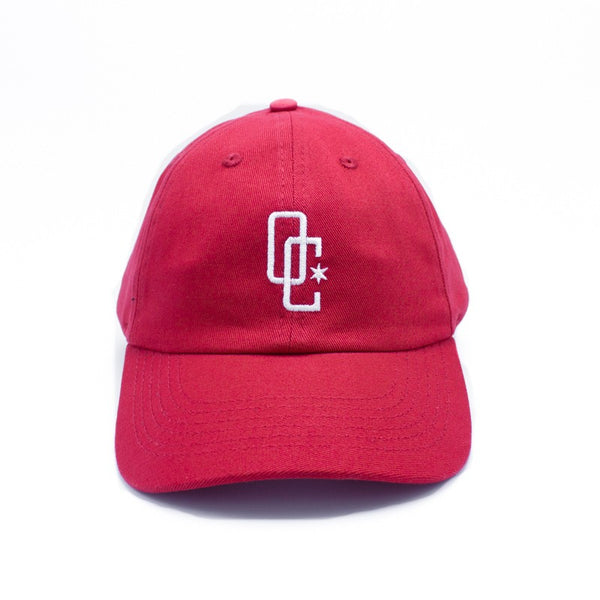 Boné Dad Hat Overcome "Logo" Vermelho/Branco
