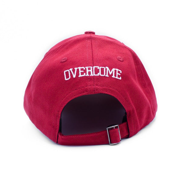 Boné Dad Hat Overcome "Logo" Vermelho/Branco