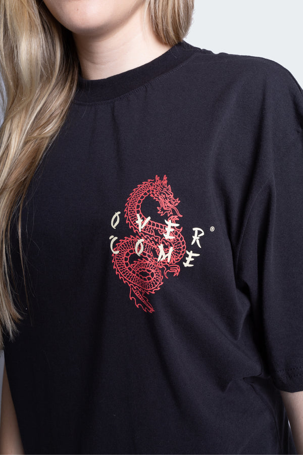 Camiseta Overcome Oriental Dragon Preta