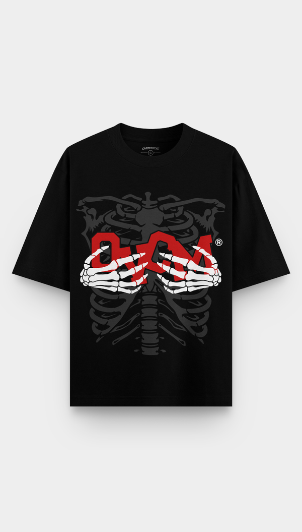 Camiseta Overcome Oversized Death Grip Preta-001