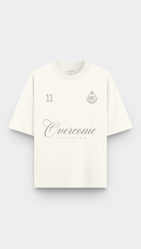 Camiseta Overcome Oversized "11" Off White-001