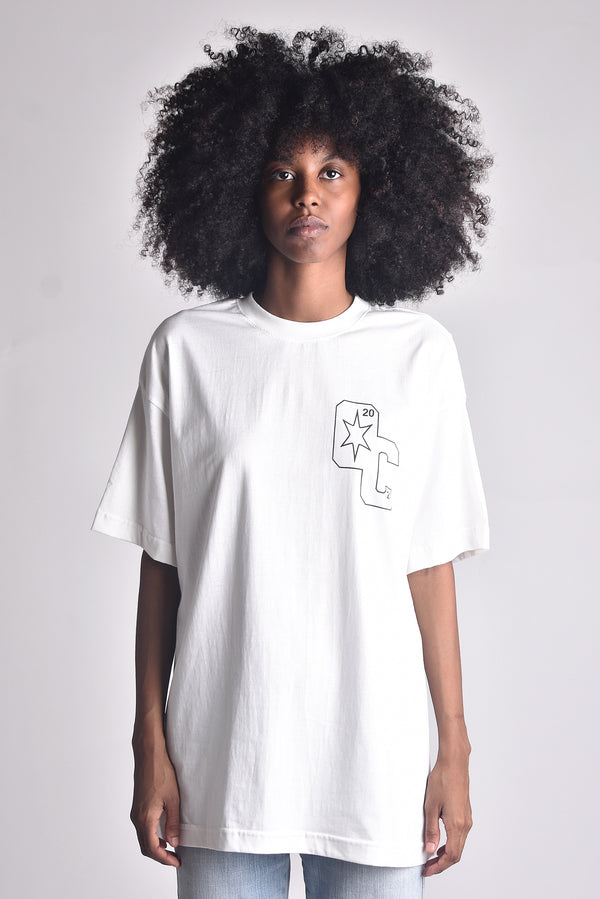 Camiseta Overcome Oversized Join Star Off White