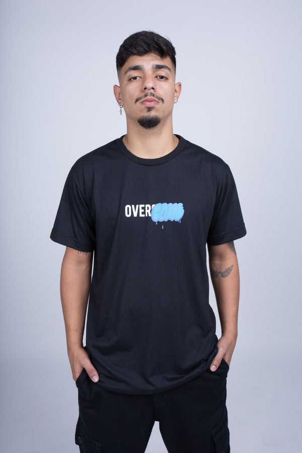 Camiseta Overcome "LogoBox Grafitti" Preta
