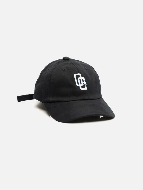 Boné Dad Hat Overcome "Logo" Preto/Branco