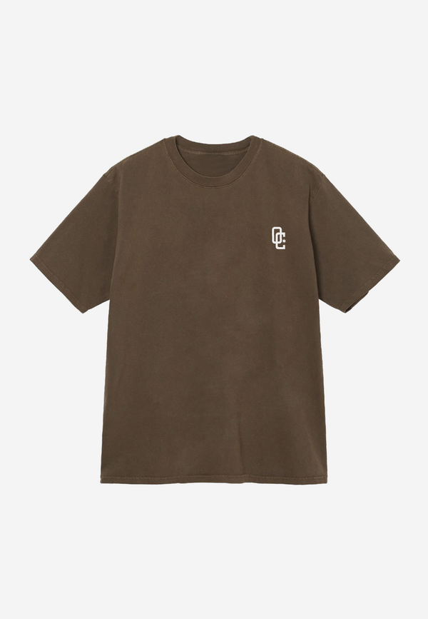 Camiseta Overcome OC Logo Marrom-001