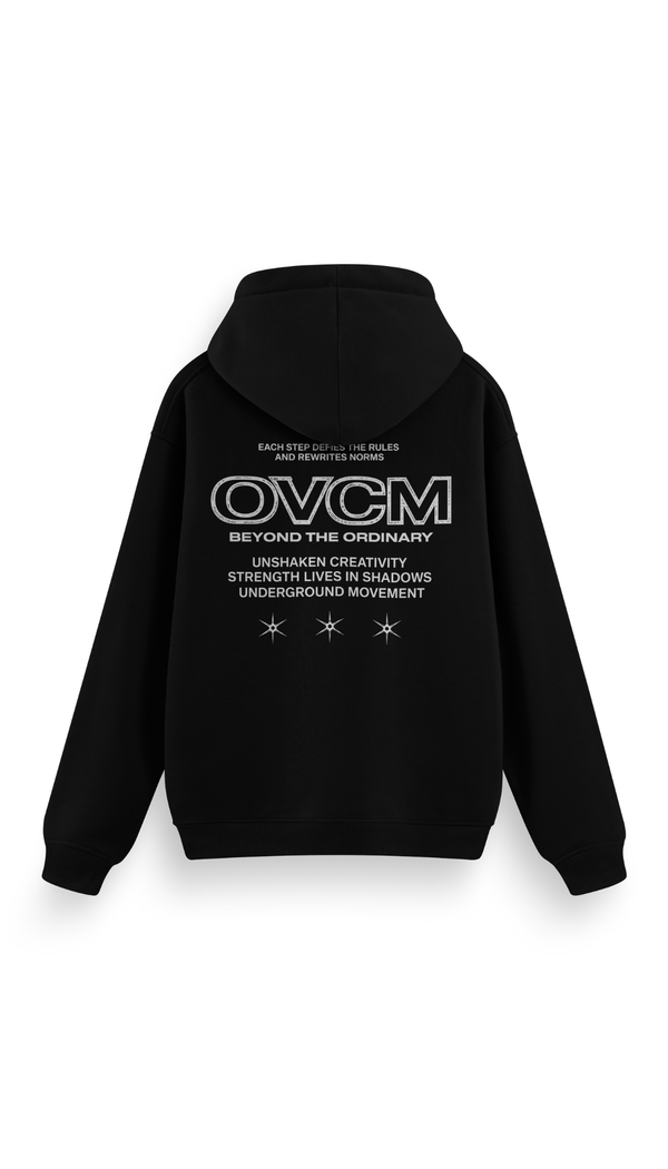 Moletom Canguru Overcome Beyond The Ordinary Preto-001