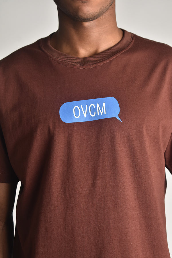 Camiseta Overcome I Love You Marrom