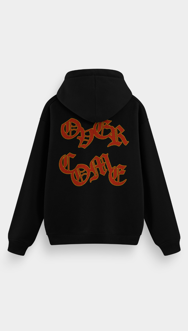 Moletom Overcome Canguru Crimson Preto-001