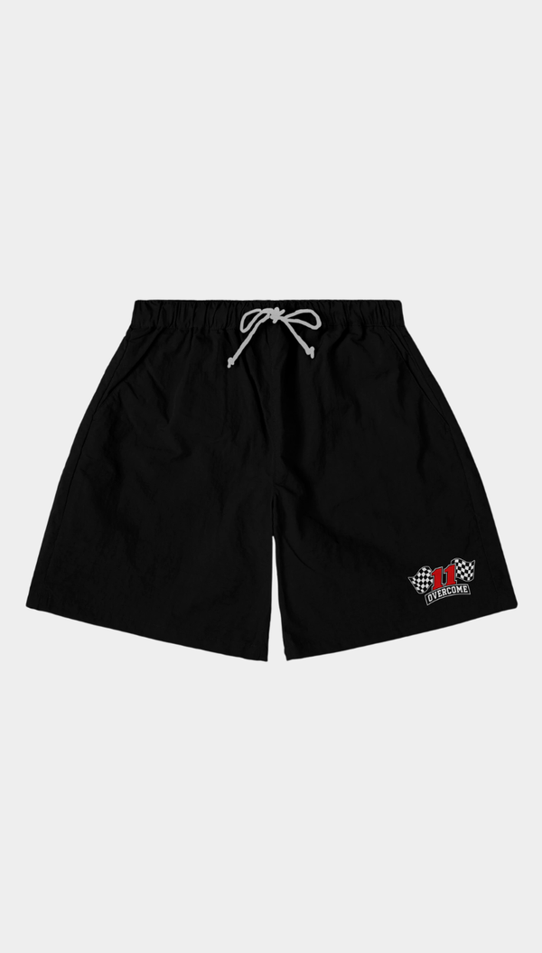 Shorts Overcome Race Flag Preto-001