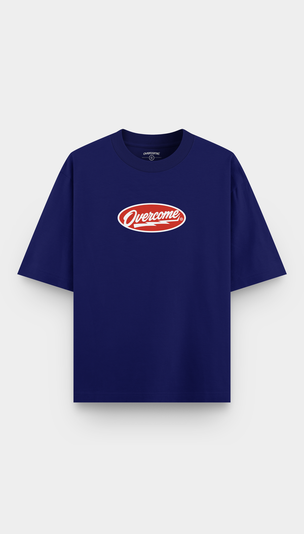 Camiseta Overcome Oversized 50's Roxo/Vermelha-001