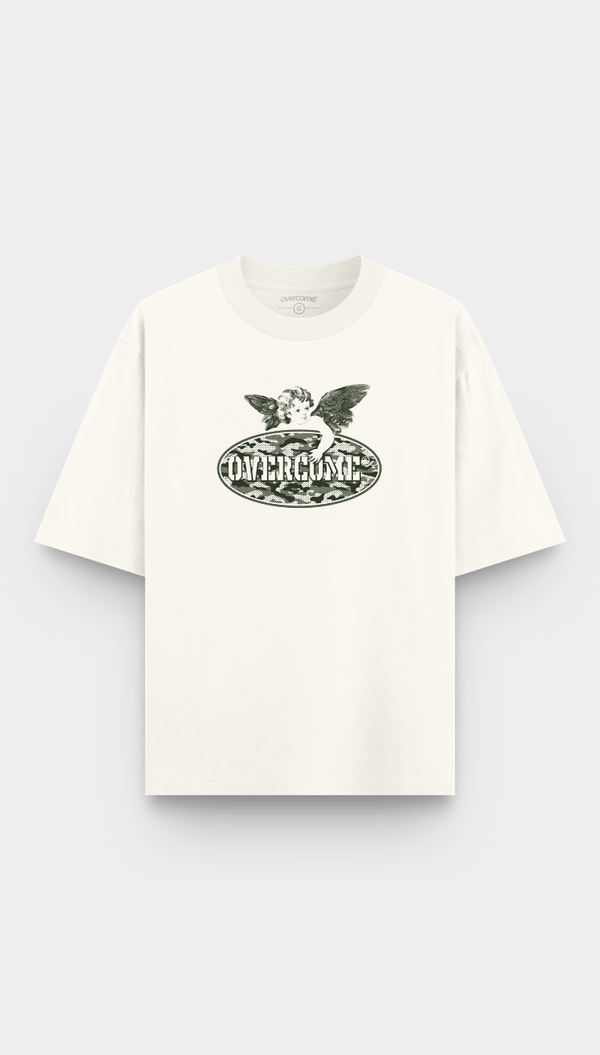 Camiseta Overcome Oversized Cherubim Camo Off White-001