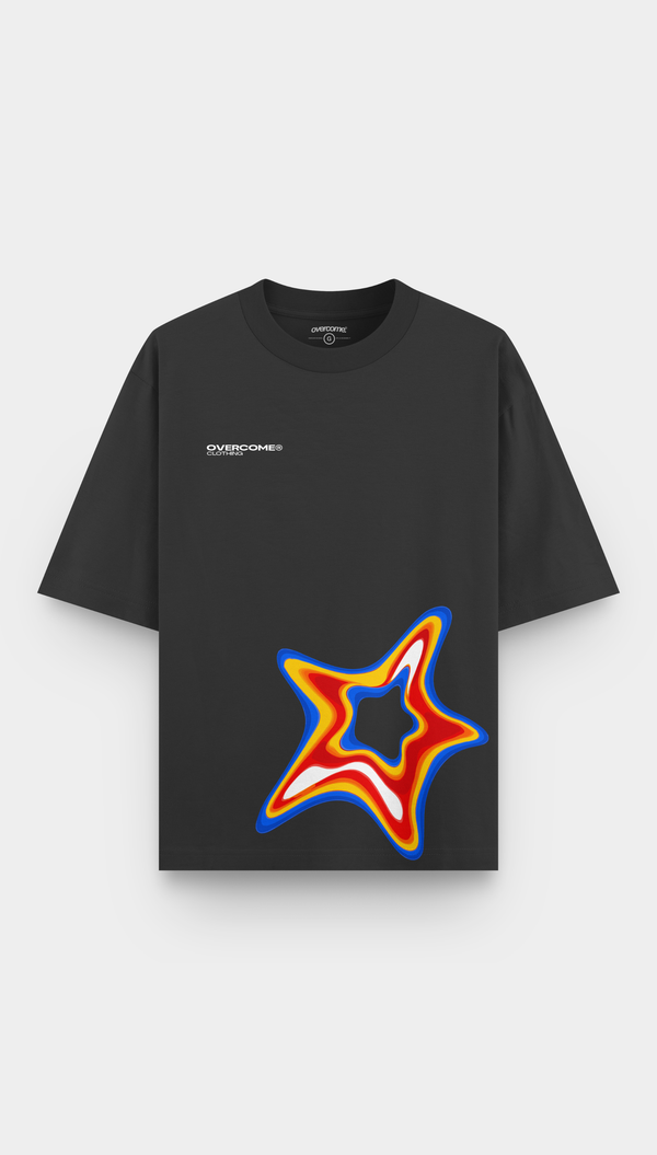 Camiseta Overcome Oversized Supernova Preta-001