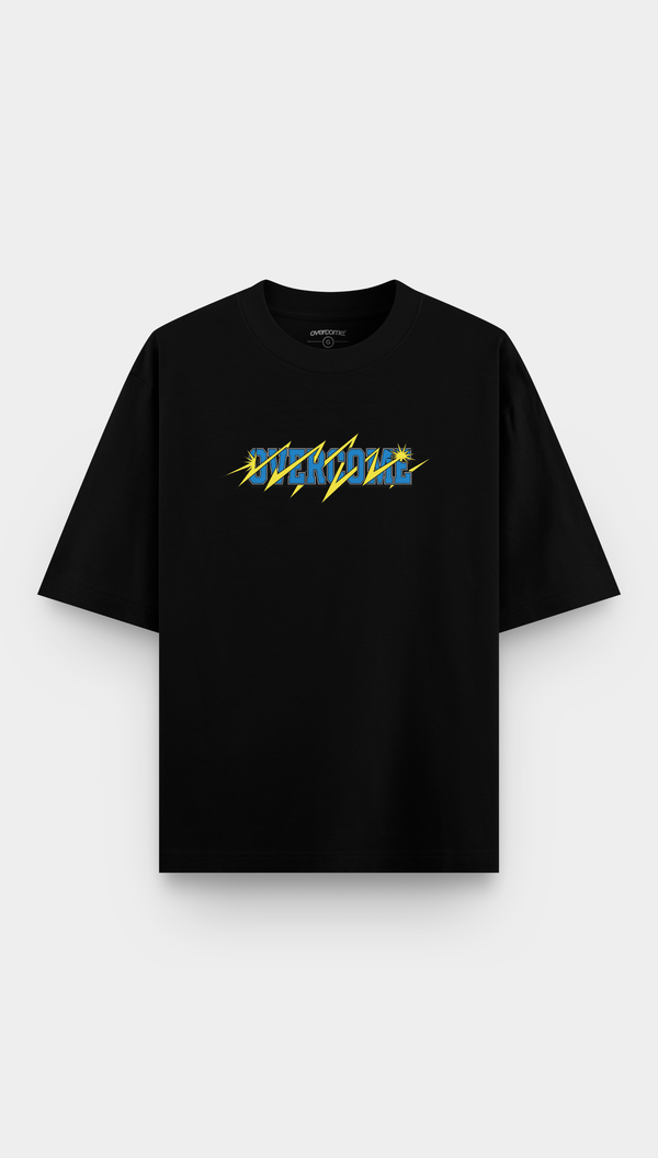Camiseta Overcome Oversized HQ Preta-001