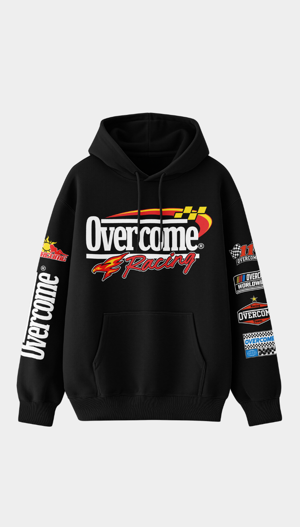 Moletom Canguru Overcome Apex Racing Preto-001