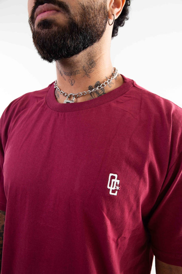 Camiseta Overcome OC Logo Bordô-001
