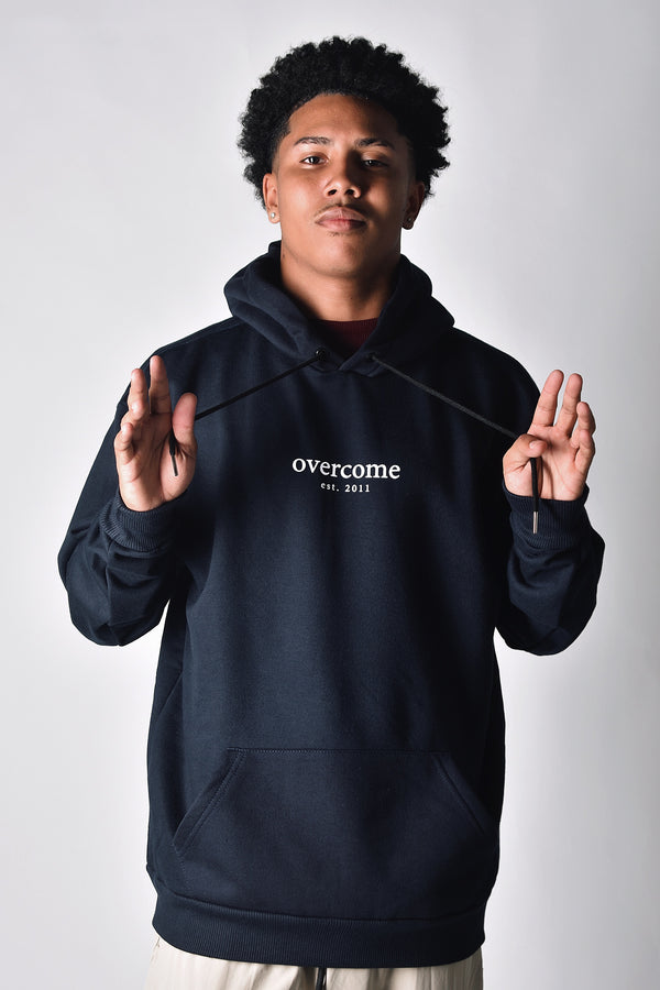 Moletom Overcome Canguru "Est 2011" Azul Marinho