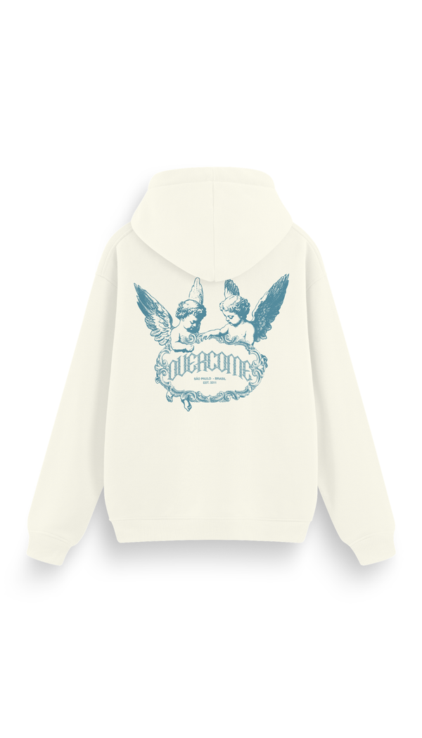 Moletom Canguru Overcome Seraphim Club Off White-001