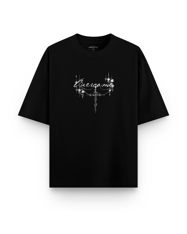 Camiseta Overcome Oversized Holy Script Preta-001