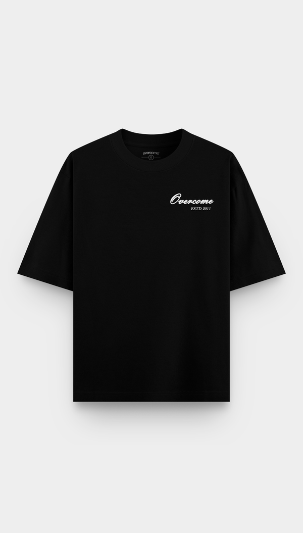 Camiseta Overcome Oversized Champion Mindset Preta-001