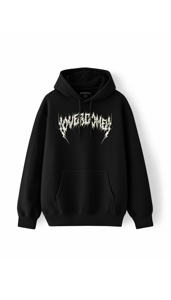 Moletom Canguru Overcome Hollow Mind Preto-001