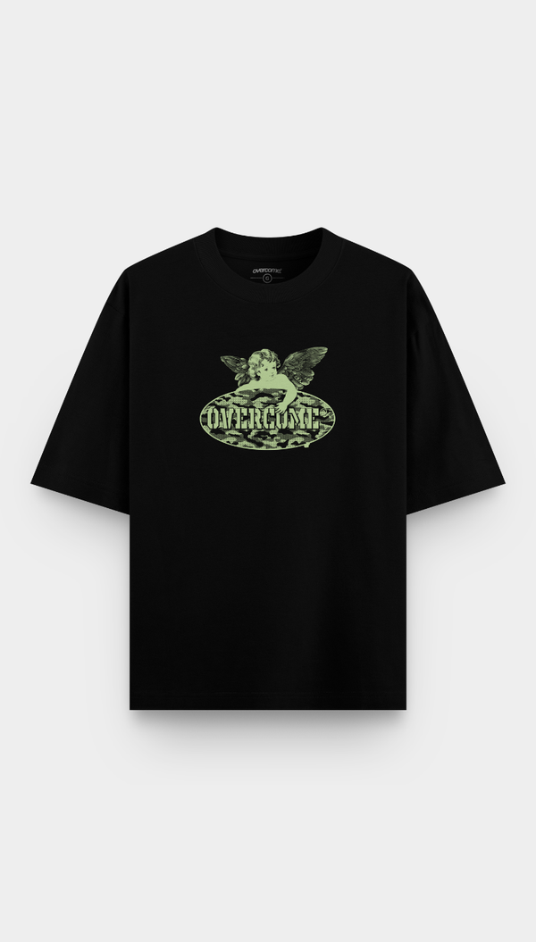 Camiseta Overcome Oversized Cherubim Camo Preta-001