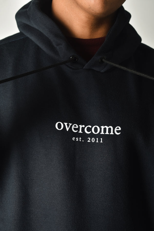 Moletom Overcome Canguru Est 2011 Preto/Chumbo