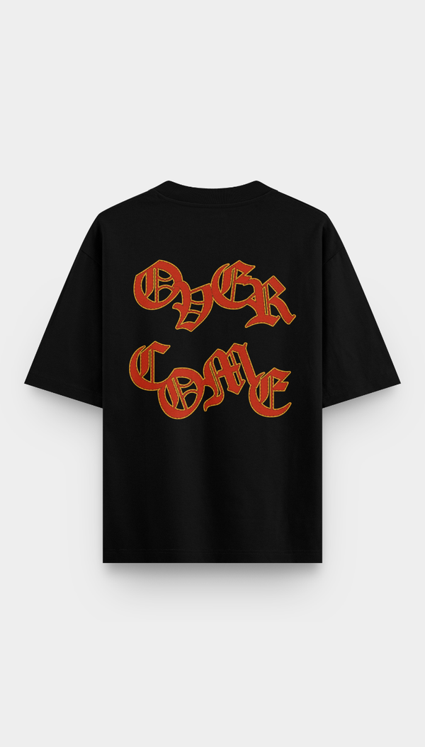 Camiseta Overcome Oversized Crimson Preta-001