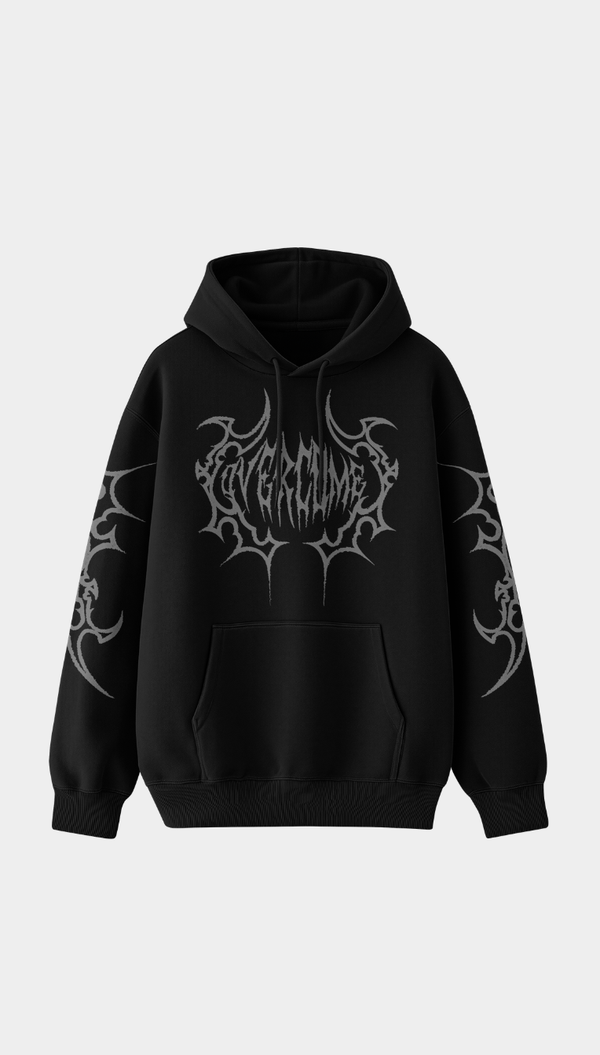 Moletom Overcome Canguru Wraith Preto-001