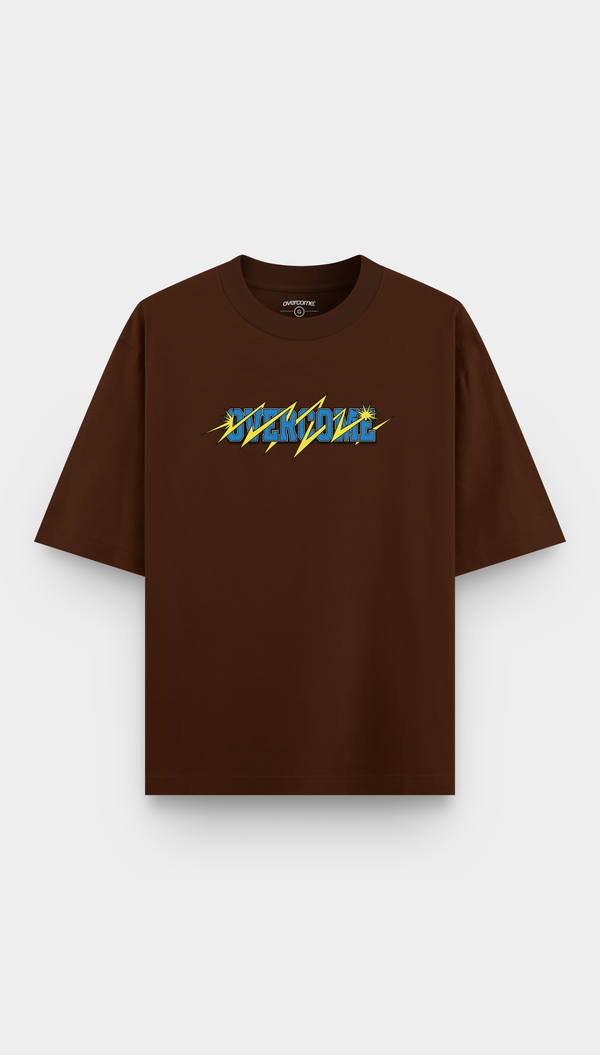 Camiseta Overcome Oversized HQ Marrom-001
