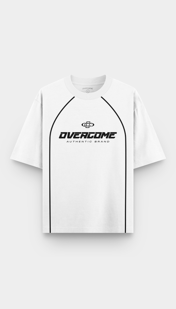 Camiseta Oversized Overcome Unbreaker Branca-001