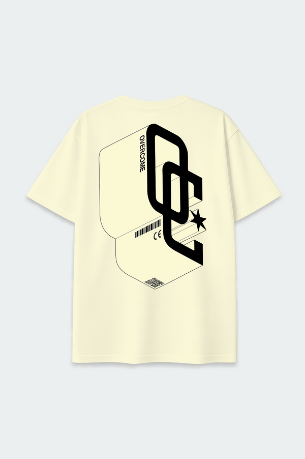 Camiseta Oversized Overcome 3D Oc Off White-001
