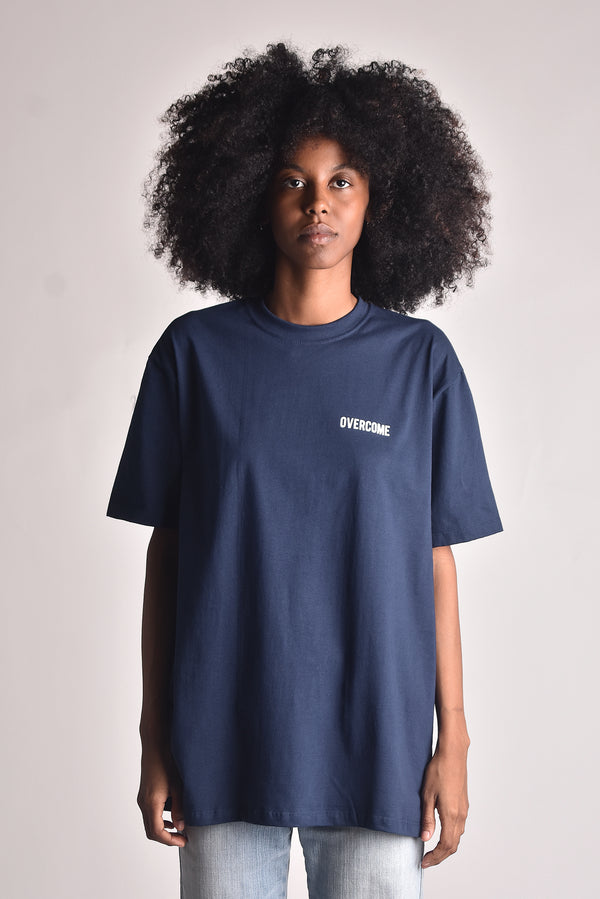 Camiseta Overcome Minimalist Essentials Azul Marinho